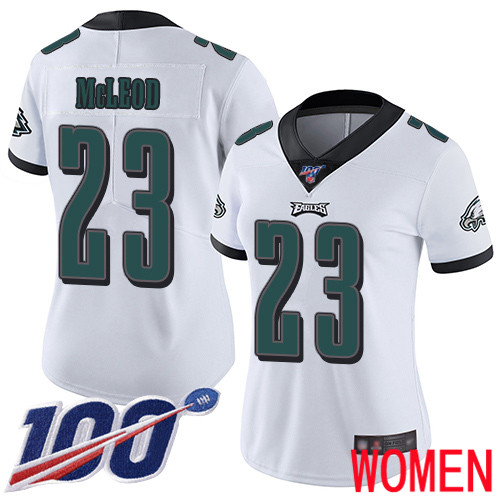 Women Philadelphia Eagles #23 Rodney McLeod White Vapor Untouchable NFL Jersey Limited Player->youth nfl jersey->Youth Jersey